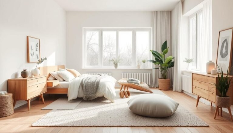 Scandinavian bedroom decor