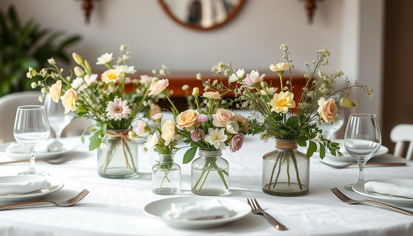 Simple Spring Centerpieces for Your Dining Table