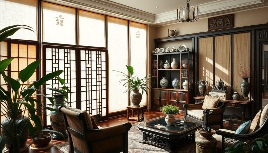 Asian-inspired antique decor Asian-inspired antique decor