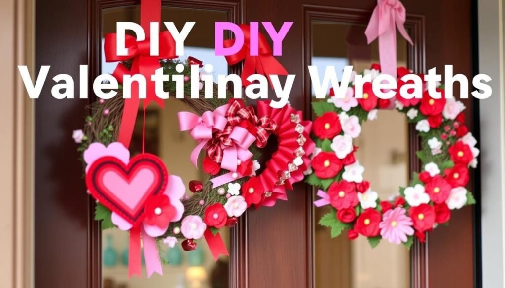 DIY Valentine's Day wreaths DIY Valentine's Day wreaths