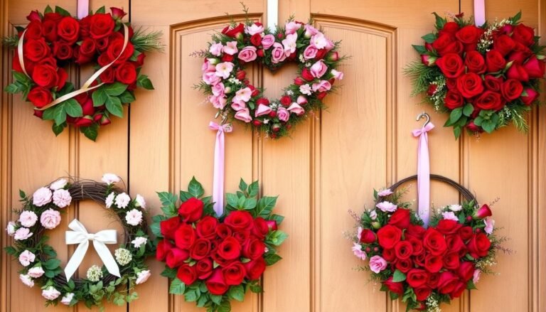 DIY Valentine's Day wreaths