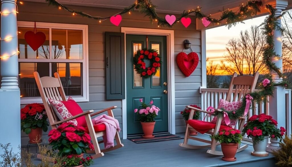 Valentine's Day porch decor Valentine's Day porch decor