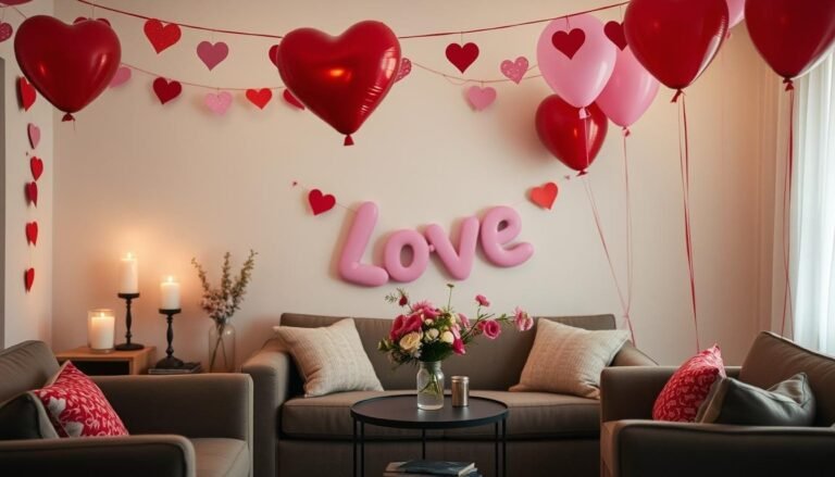 affordable Valentine's Day decor