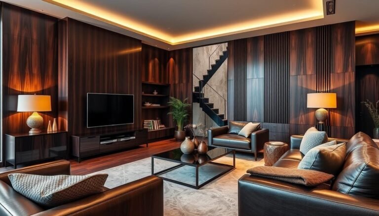 home decor styles dark wood