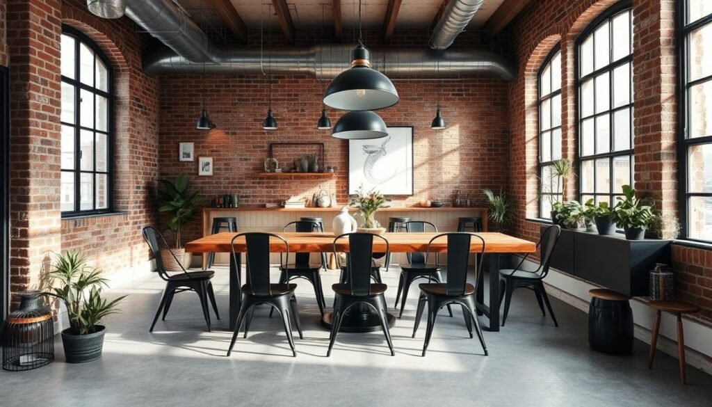 industrial dining room decor industrial dining room decor