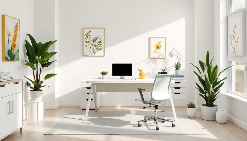 modern spring home office setup modern spring home office setup