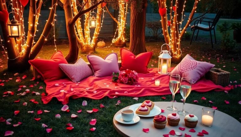 outdoor Valentine's Day decor