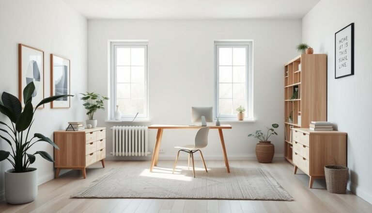 scandinavian decor home office