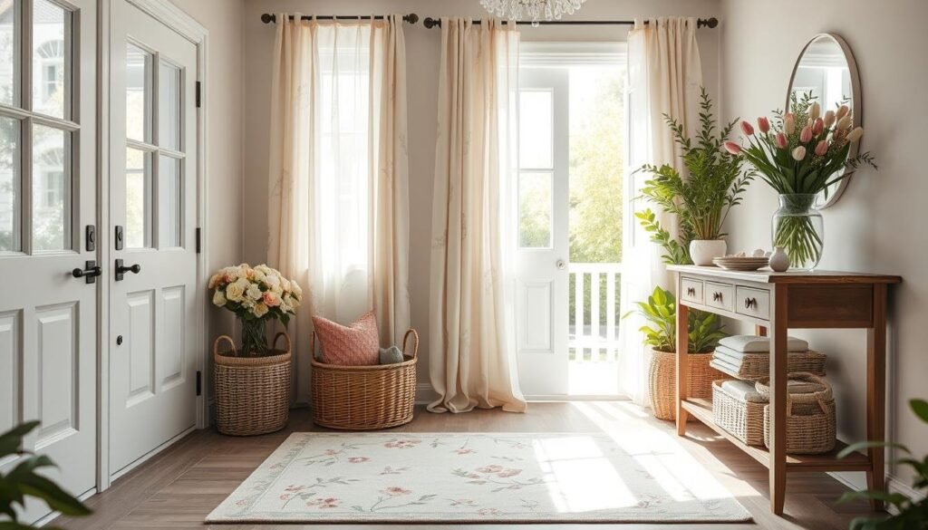 spring entryway decor spring entryway decor