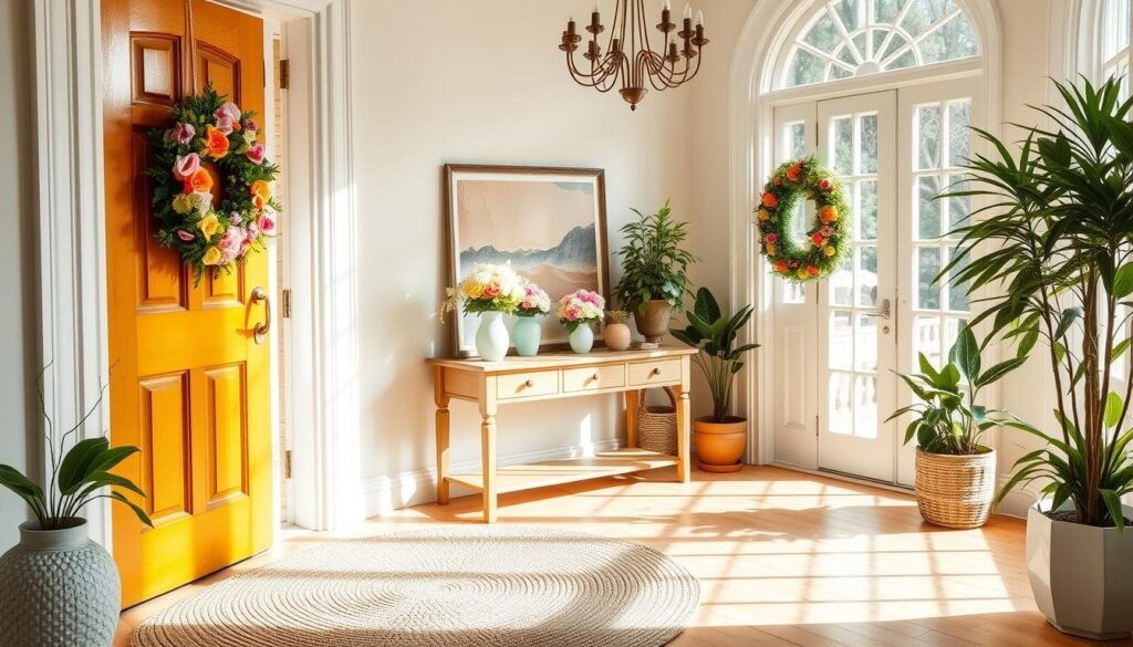 spring home decor entryway ideas spring home decor entryway ideas