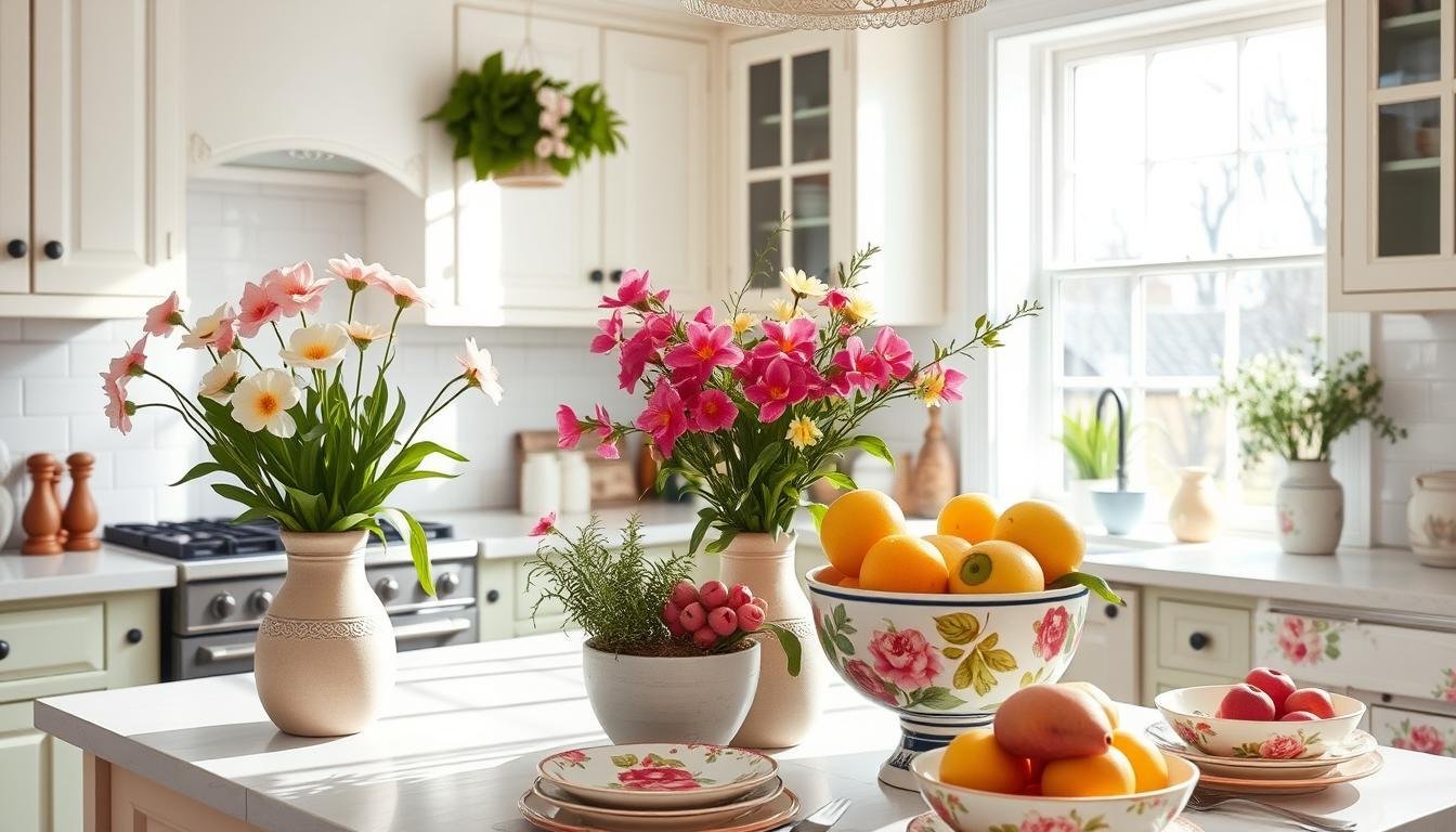spring home decor kitchen