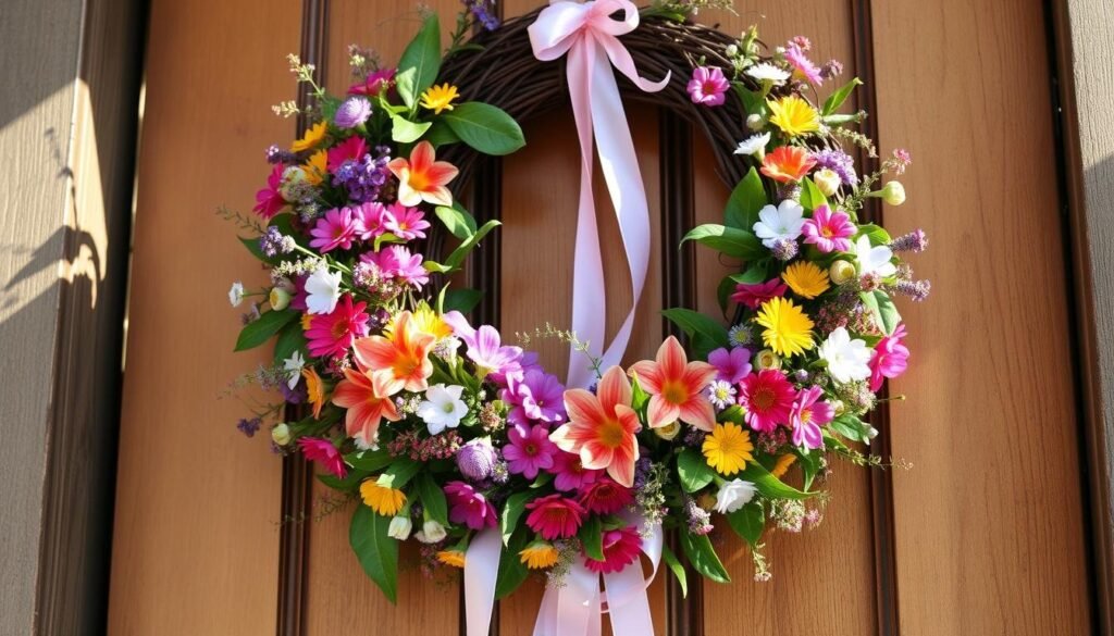 spring wreath decoration spring wreath decoration