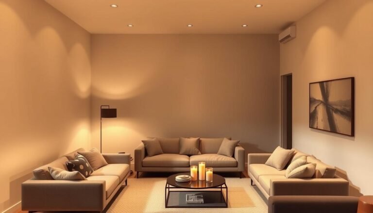 Minimalist Living Room Lighting