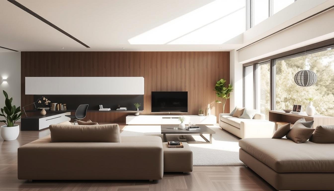 Minimalist Living Room Storage