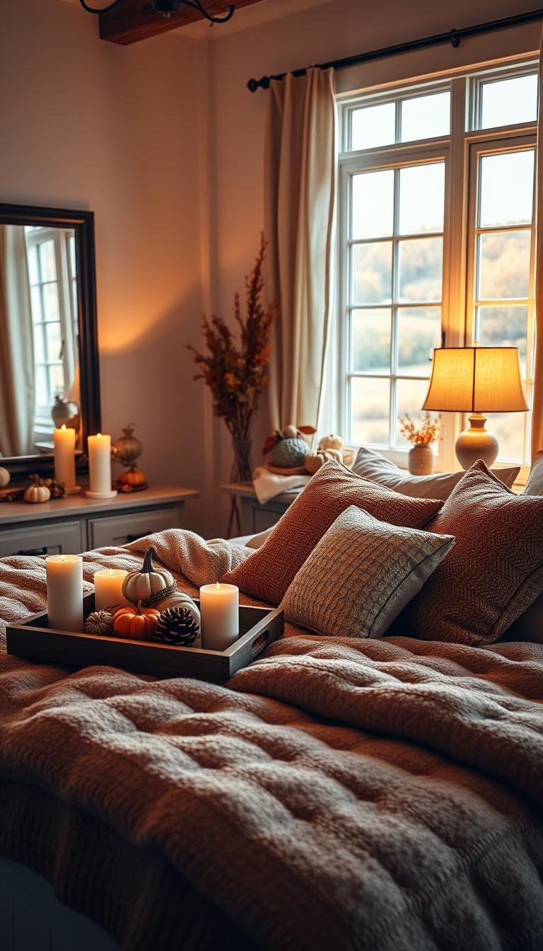 autumn home decor bedroom