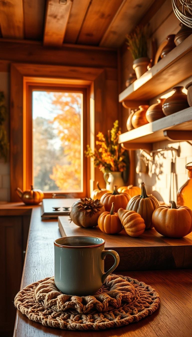 autumn home decor kitchen