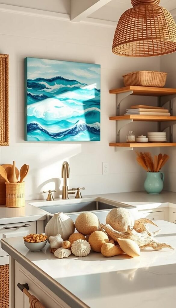 beach-inspired kitchen accents beach-inspired kitchen accents