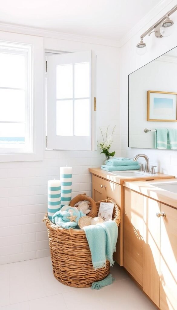coastal bathroom decor coastal bathroom decor