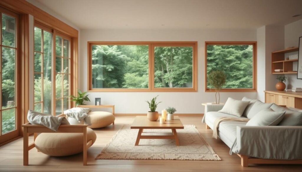 japandi living room decor