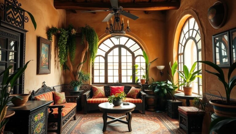 old mexican house interior