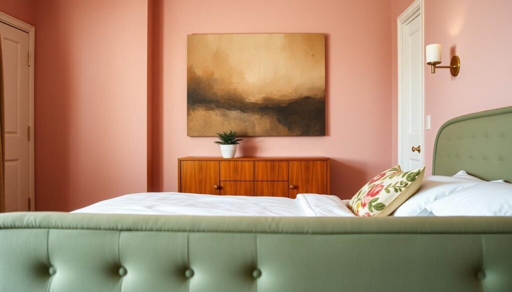 retro charm in a mid-century modern bedroom retro charm in a mid-century modern bedroom