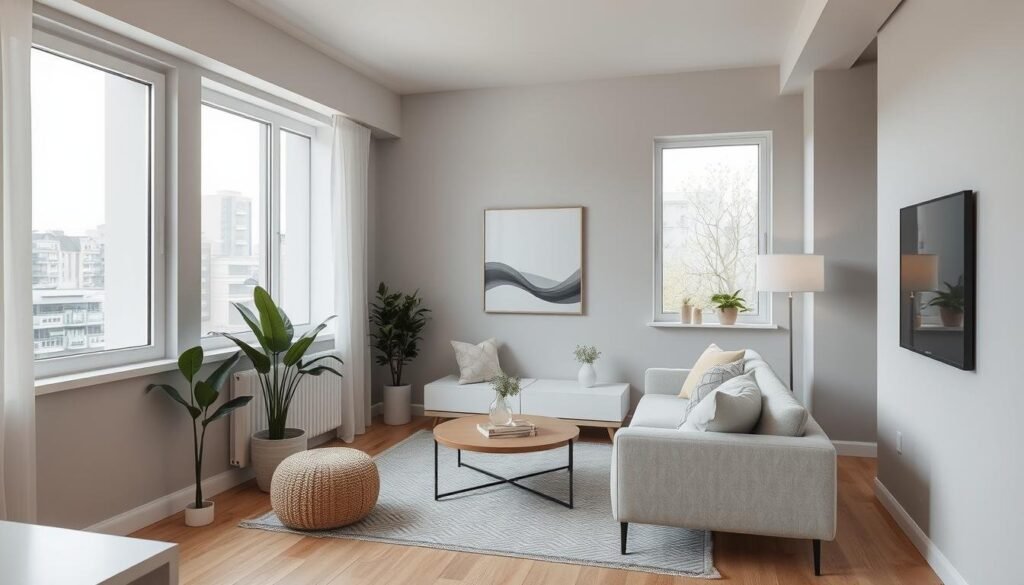 small apartment living room color palette