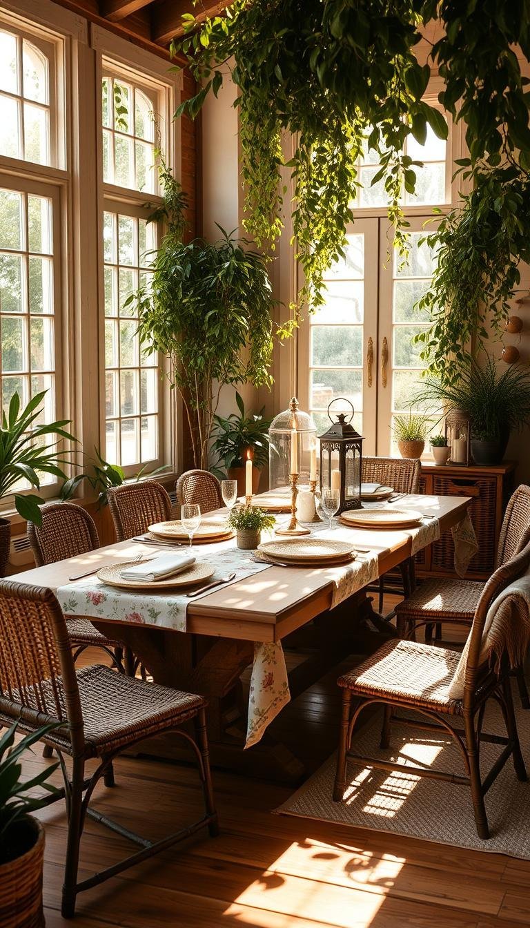 summer home decor dining room