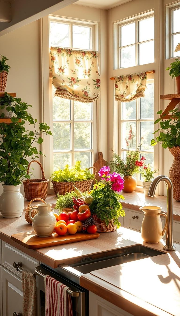 summer home decor kitchen