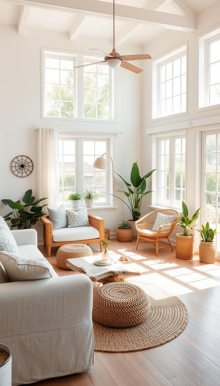 summer home decor living room