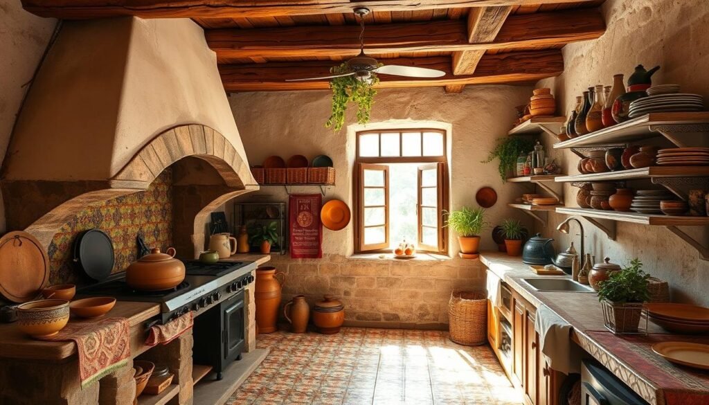 traditional mexican house kitchen