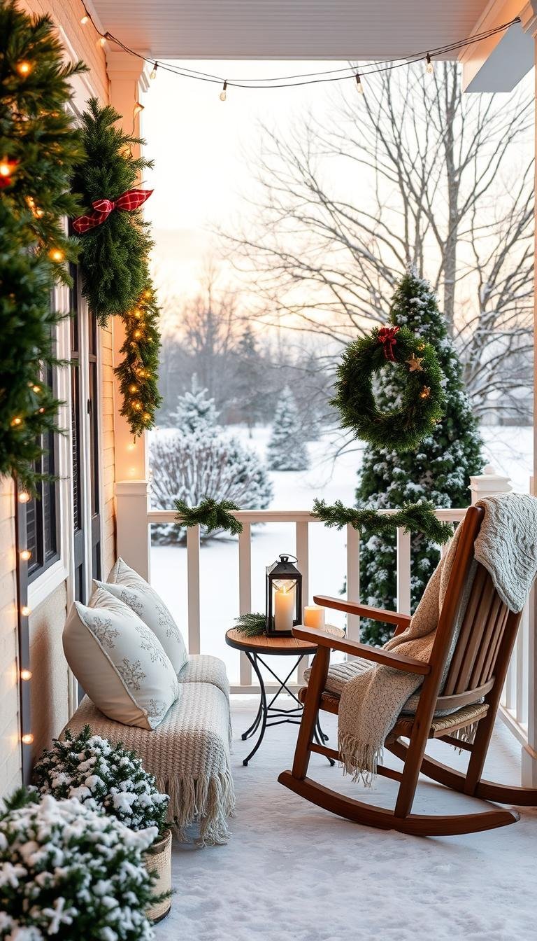 winter home decor exterior, winter home decor outdoor