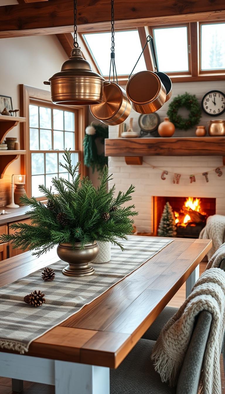 winter home decor kitchen