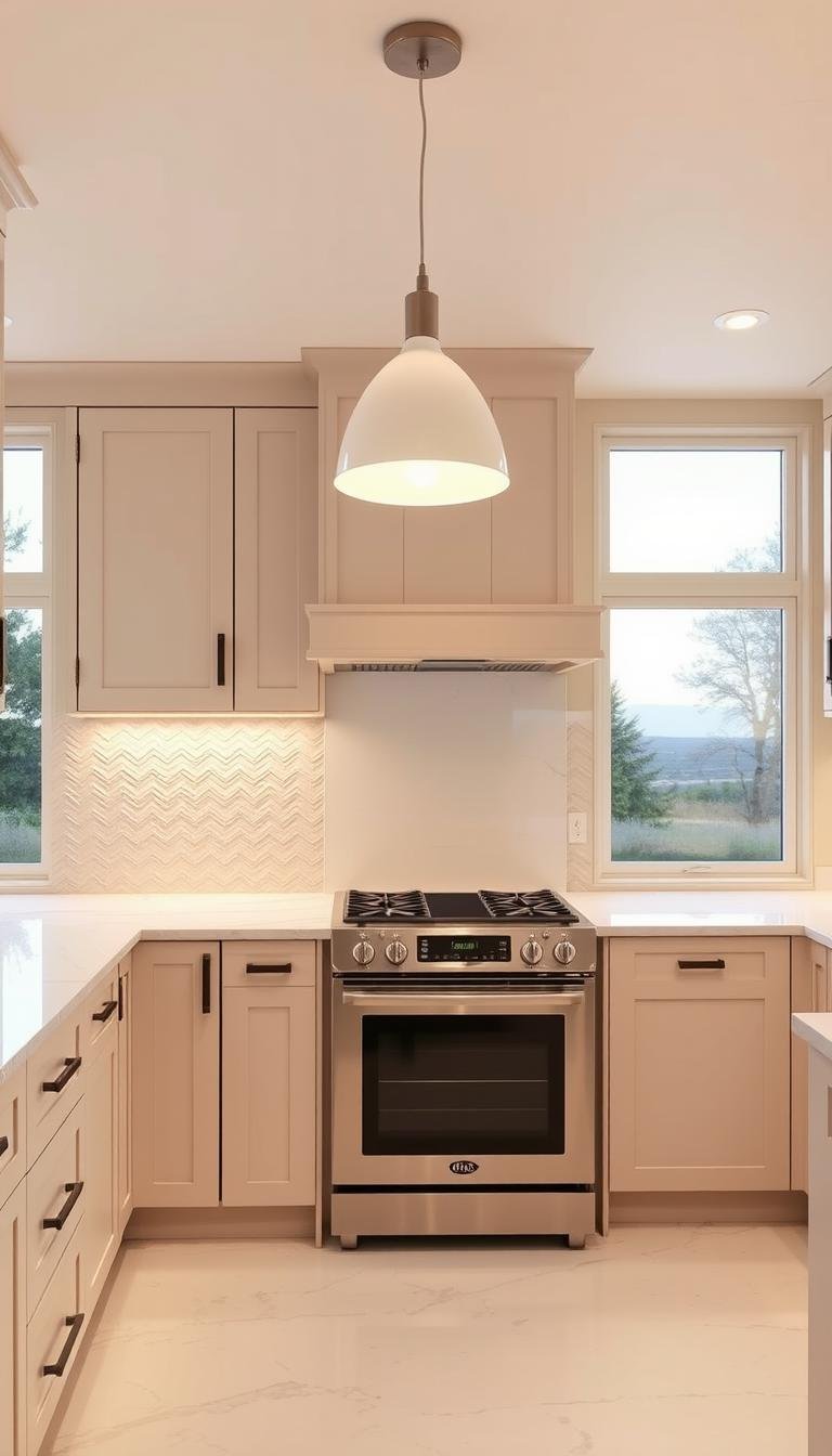 beige kitchen