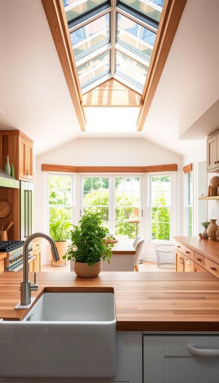 green kitchen