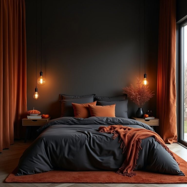 20 Dark Cozy Fall Bedroom Ideas for a Moody Autumn Night